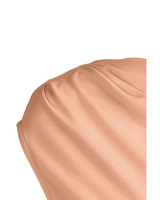 Conquista Pink Sleeveless Asymmetrical Top