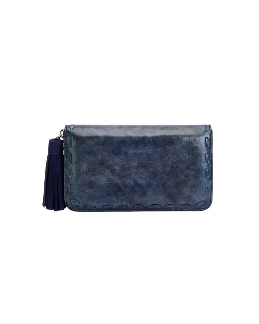 Jodi Lee Blue Love Story Owl Wallet Metallic
