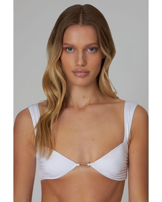 Bianca Resortwear White Lola Bikini Top
