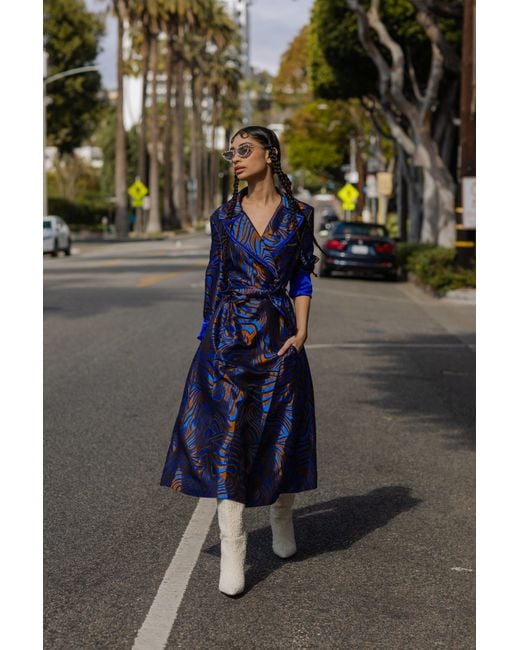 Andreeva Blue Marilyn Coat
