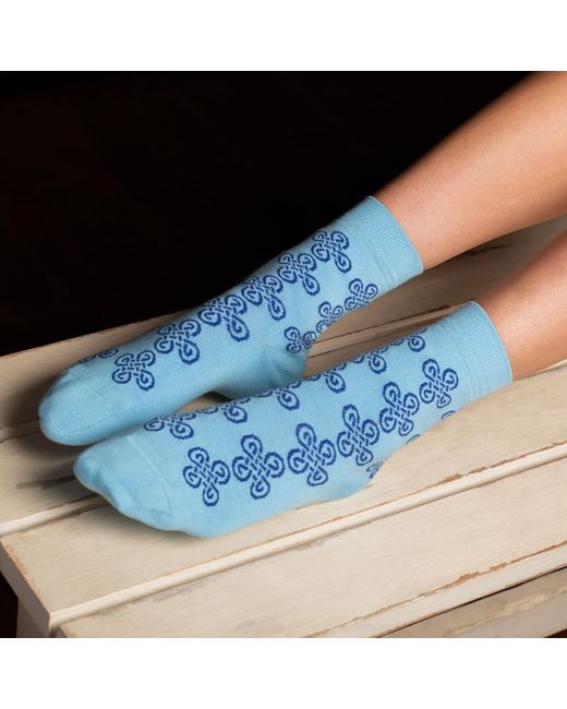 Peper Harow - Made in England Blue Knot Socks Bundle