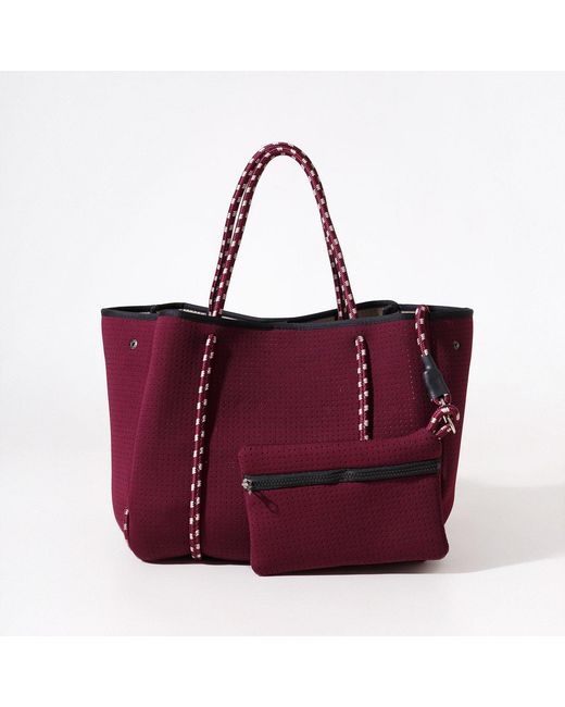 Pop Ups Brand Purple Everyday Tote Bordeaux