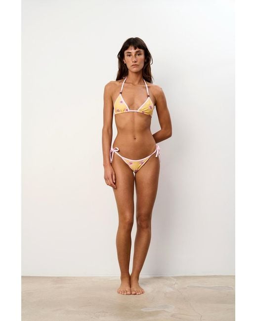 Par Y Escala Sl Pink Jamu Bikini Top