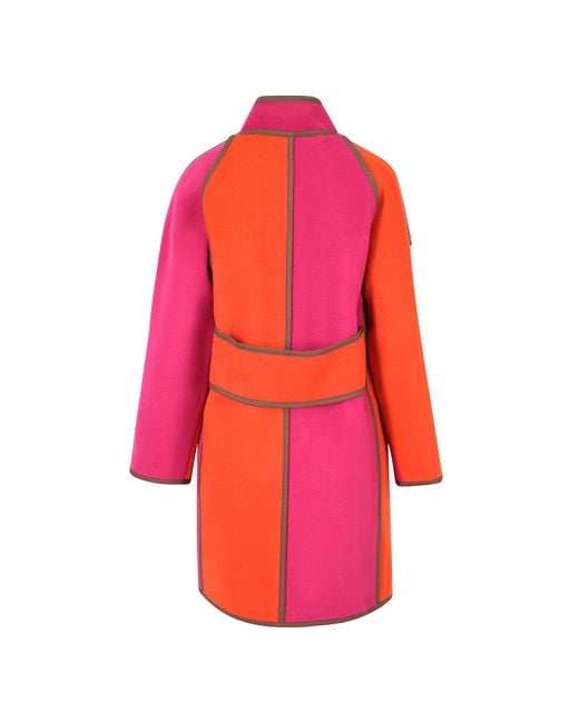 Beatrice von Tresckow Pink Oversized Cashmere Mix Space Coat