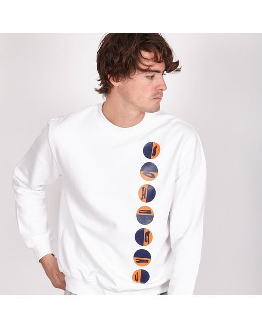 SOHUMAN White Voi Organic Cotton Sweatshirt