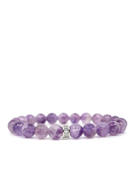 Shar Oke Purple Quartz & Sterling Bracelet