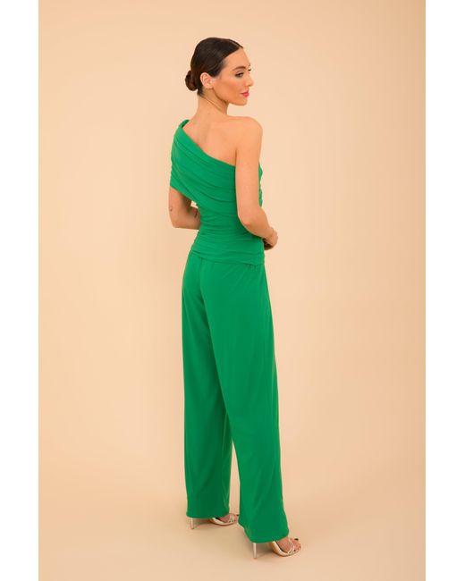 Atom Label Green Rhodium Jumpsuit