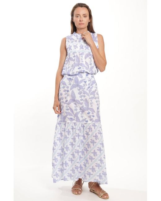 Bindu White Alessandra Skirt –