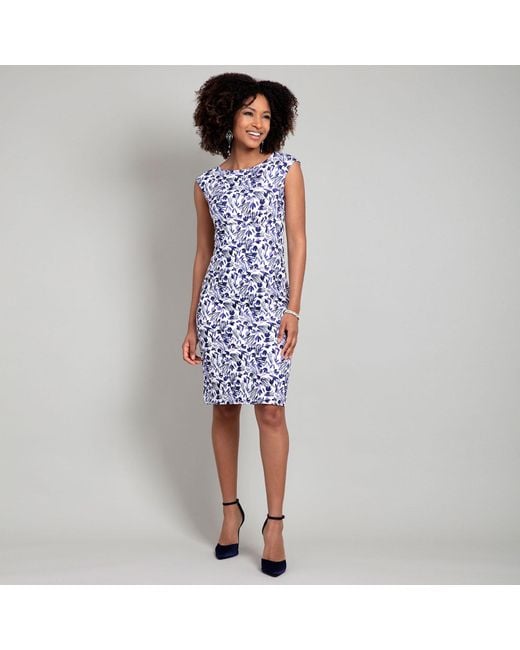 Alie Street London Blue Pippa Shift Dress