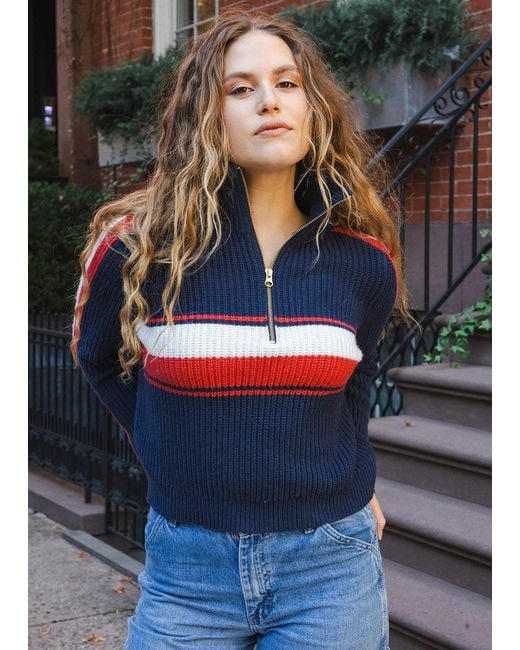 Ellsworth & Ivey Blue Aspen Quarter Zip