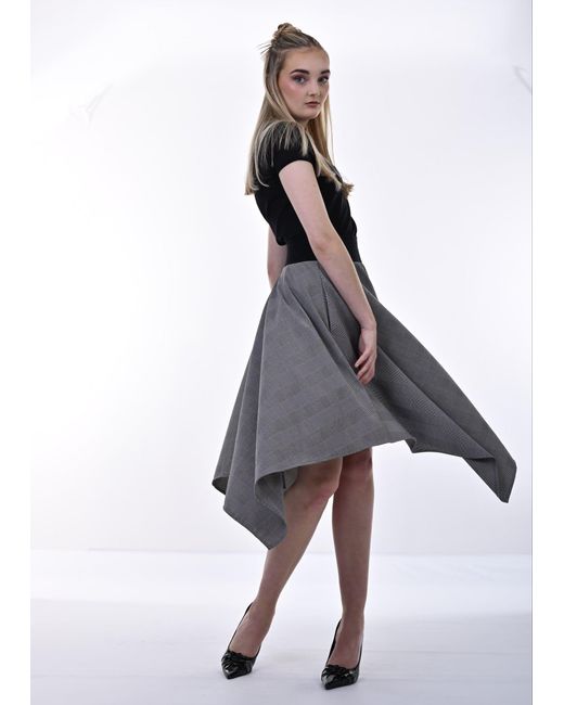 Frock Tales Gray Morven Hanky Skirt