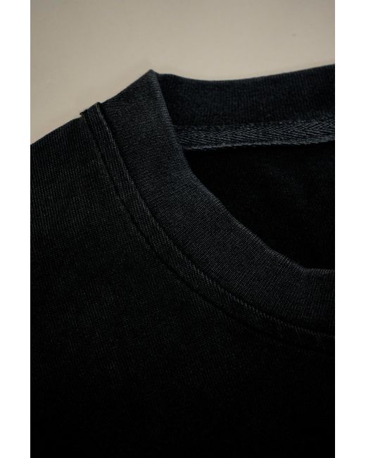 Éclectique Black Script Logo T-Shirt for men