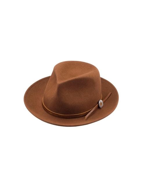 Jamie Slye Hats + Accessories Brown Buddy Wool Fedora Hat