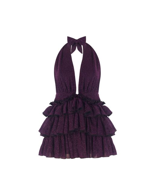 Nur Karaata Purple Bellano Sparkle Dress