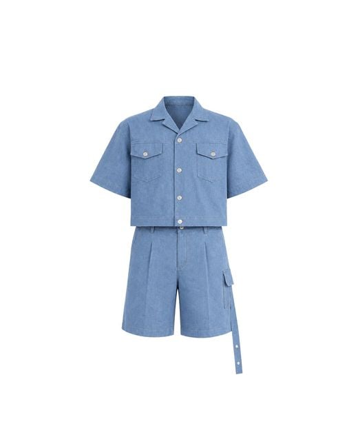 Maui X Lolita Blue Tristan Utility Short Set for men