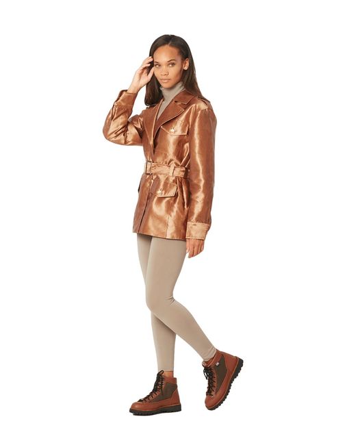 Bennu Brown Frontier Jacket, Saddle Silk