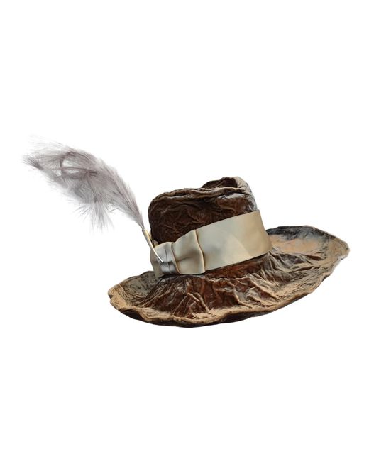 Romer Millinery Brown Neutrals Morphy Moldable Fedora