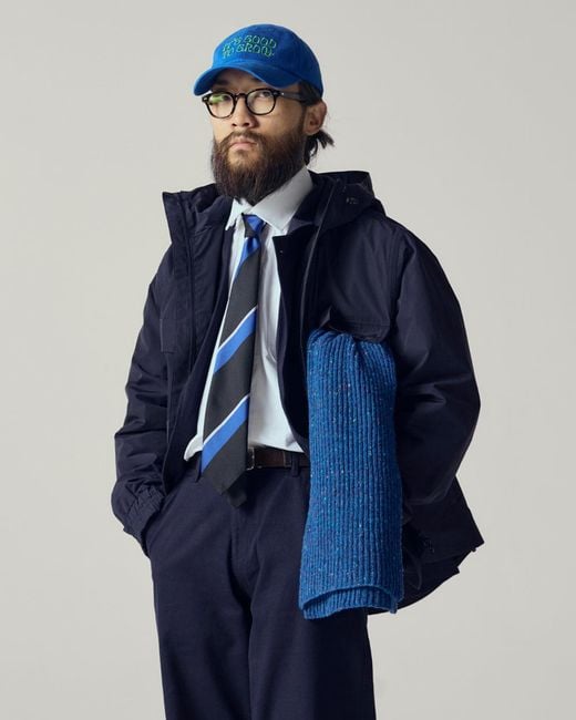 Uskees Blue Evo Shell Coat for men
