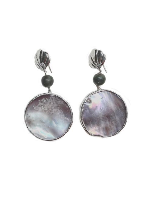 Atelier Zelmira Gray Neutrals Illari Earrings