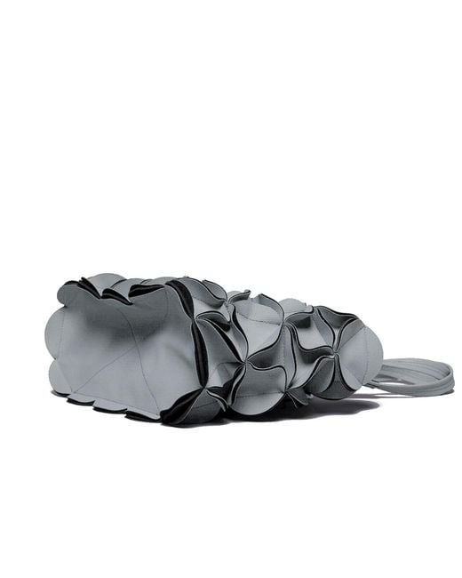ELEMOOD_Japan Gray Blossom Rectangle Tote Bag