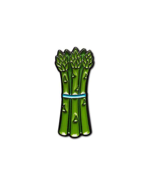 Make Heads Turn Green Enamel Pin Asparagus