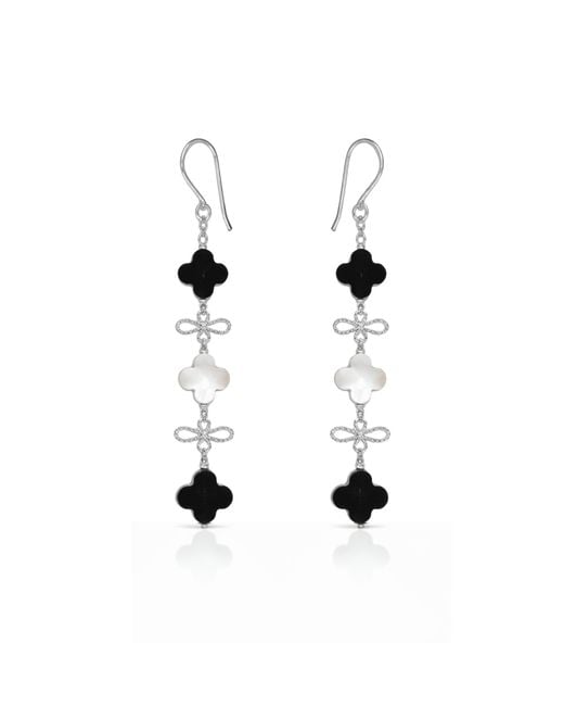 Inari Jewellery White Sago Long Earring