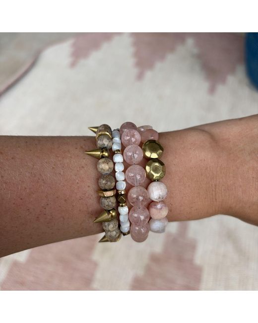 Rachel Nathan Brown Remix: Morganite Bracelet