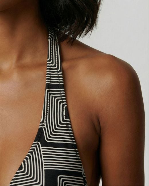 Lords of Harlech Black Raquel Inter Twine Bikini Top