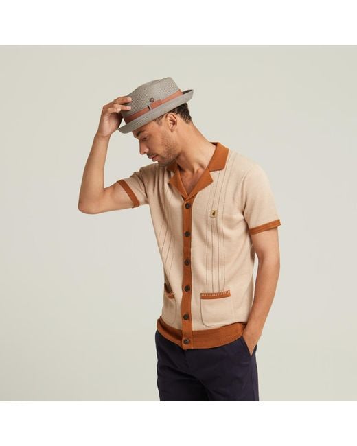 Dasmarca Hats Brown Dasmarca Durban Summer Diamond Crown Light Weight Breathable Porkpie Hat for men