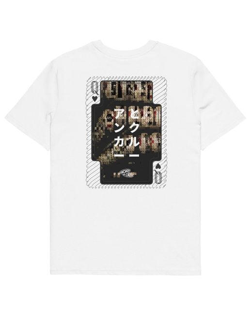 Anchor and Crew White One Japan Gurafiku Organic Cotton T-Shirt for men