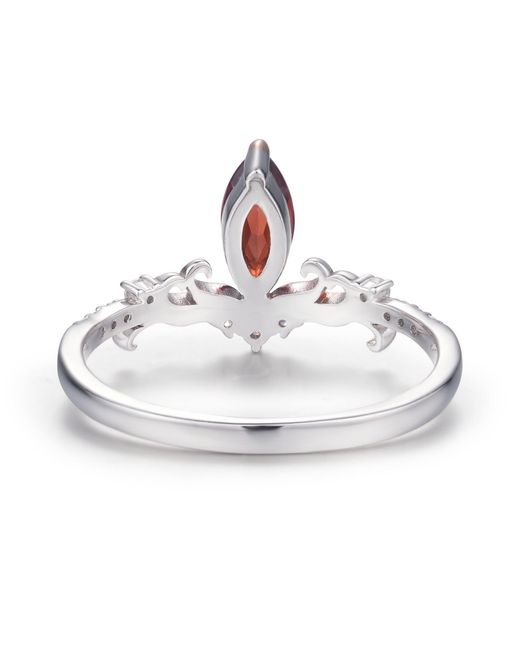 Azura Jewelry New York Pink Ring Of Fire Vermeil