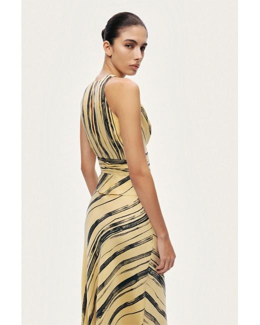 Nocturne Metallic Printed Sleeveless Blouse