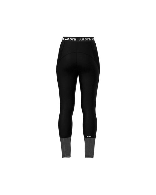 Aora Athletics Black Mesh Performance Eco-Friendly Tights For – Sculpting High-Support Leggings With Breathable Mesh Panels
