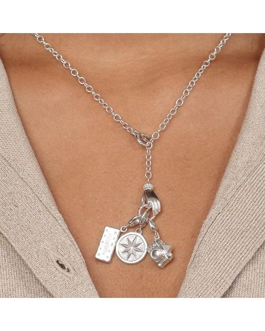 Lily Charmed White Sterling Vintage Camera Charm