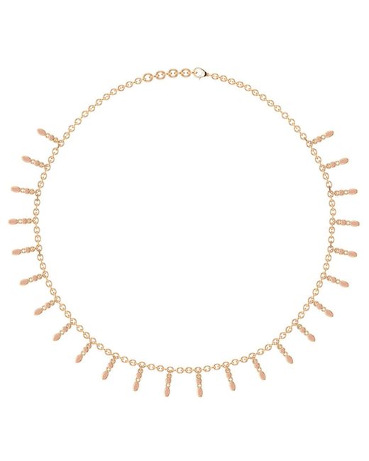 Linda Fiore Metallic Amalei 18K Vermeil Necklace With Light Enamel