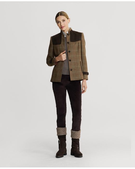 Really Wild Clothing Brown Balmoral Tweed Country Jacket