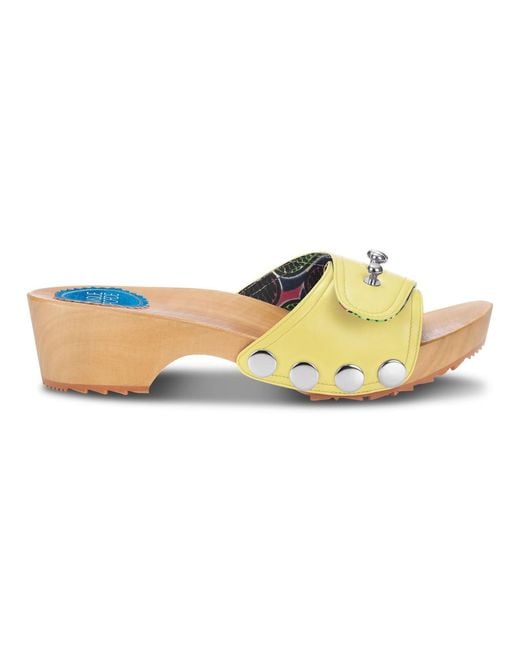 Nique Forde Yellow Macaroon Lucille Sandals