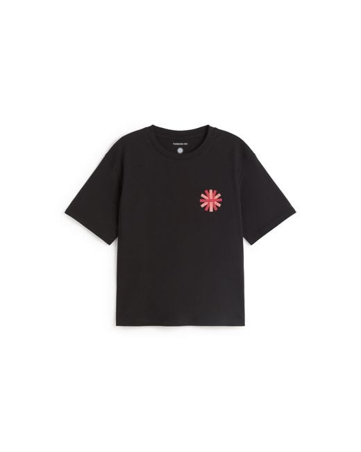 Thinking Mu Black Patched Sunny Lucia T-Shirt