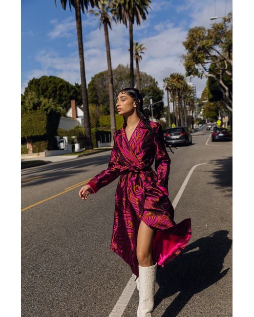 Andreeva Red Raspberry Marilyn Coat