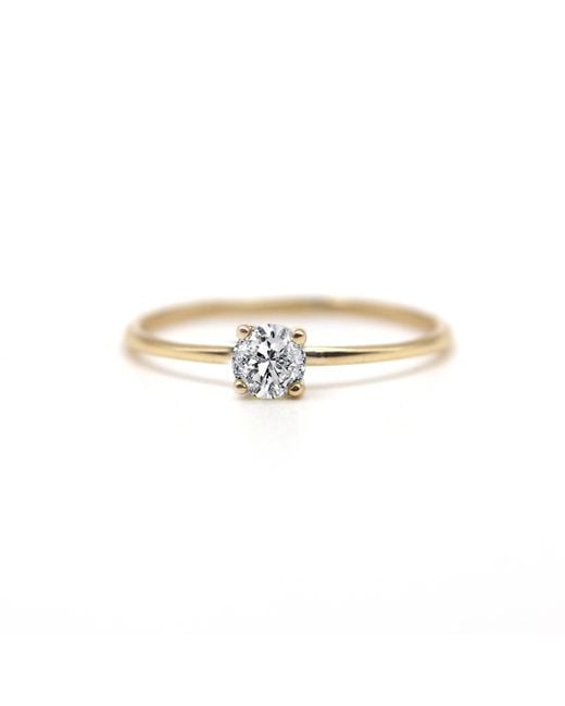 VicStoneNYC Fine Jewelry White Genuine Diamond Ring