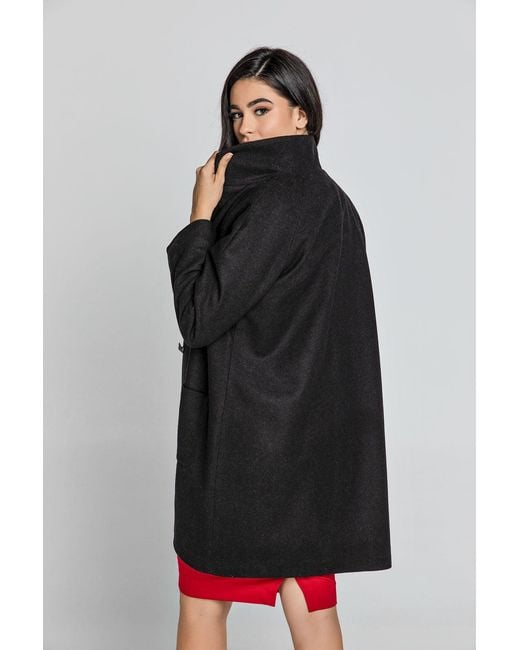 Conquista Black Blend Coat By