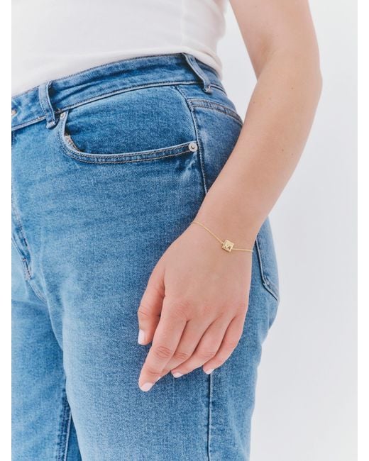 Kouree Metallic 'Gratitude Is The Attitude' Fixed Charm Bracelet