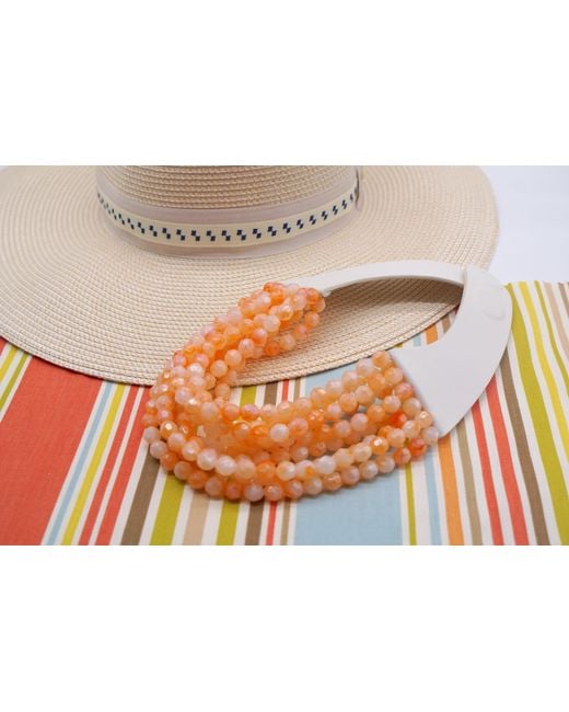 Fairchild Baldwin Pink Medium Bella Sunkist Necklace