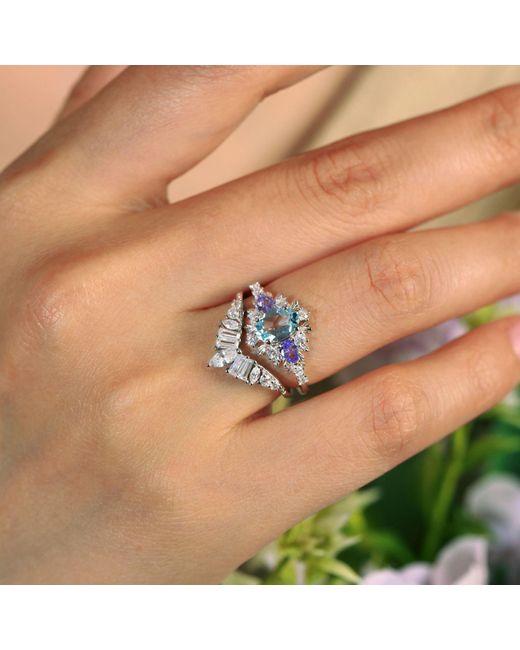 Azura Jewelry New York White Hillcrest Ring Vermeil