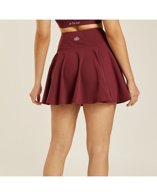 Be Athletica Red Be One Eighty Skort