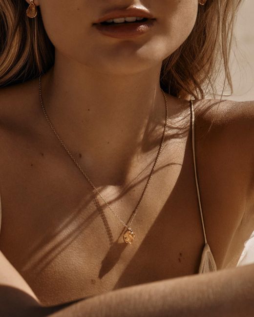 Amber Sceats Metallic Forage Necklace
