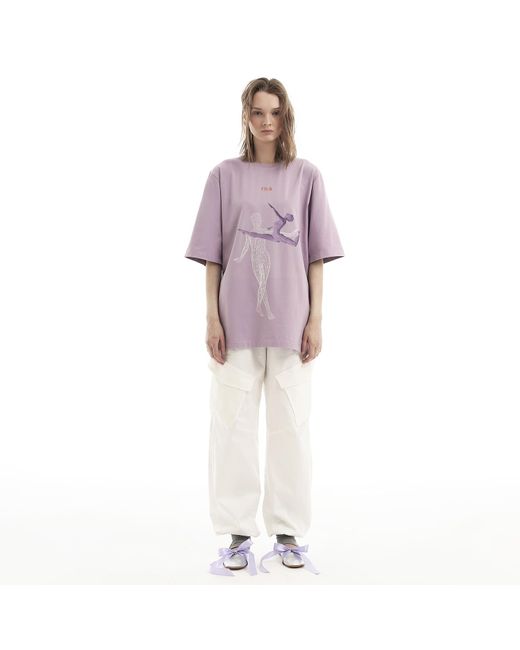 Foxylab New York Purple Lavander T-Shirt Beauty Is Movement
