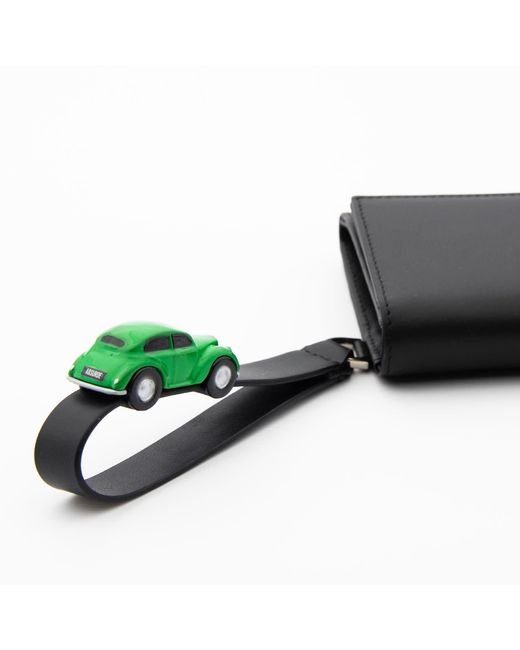 Absurde Gray Parking Leather Bifold Wallet