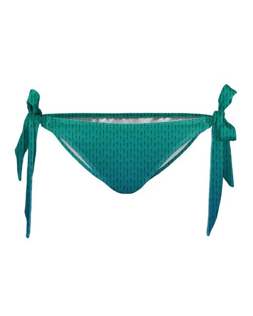 Aloha From Deer Blue Pthalo Bikini Bows Bottom