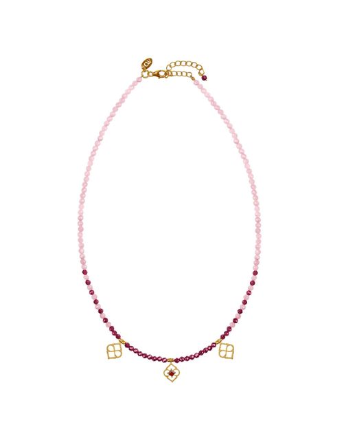 Charlotte's Web Jewellery Brown Marrakesh Sunrise Beaded Necklace
